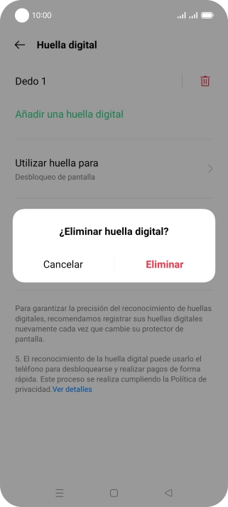 Pulsa Eliminar. Pulsa Eliminar.