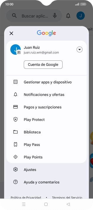 Pulsa Gestionar apps y dispositivo. Pulsa Gestionar apps y dispositivo.