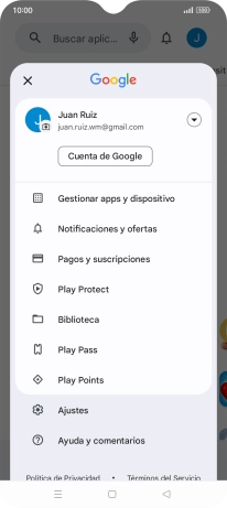 Pulsa Gestionar apps y dispositivo. Pulsa Gestionar apps y dispositivo.