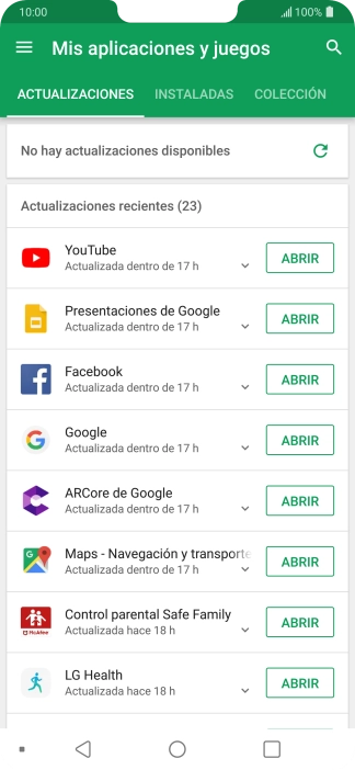 Pulsa INSTALADAS.