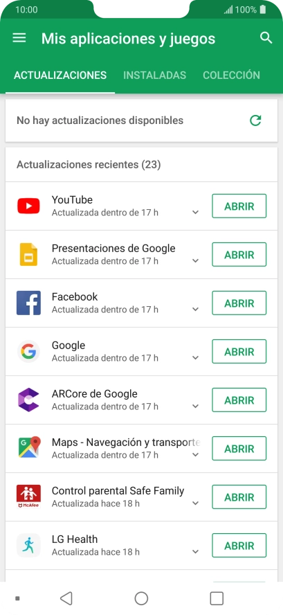 Pulsa INSTALADAS.