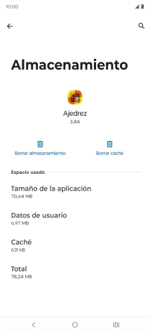 Pulsa Borrar caché. Pulsa Borrar caché.
