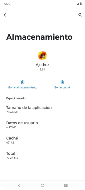 Pulsa Borrar caché. Pulsa Borrar caché.