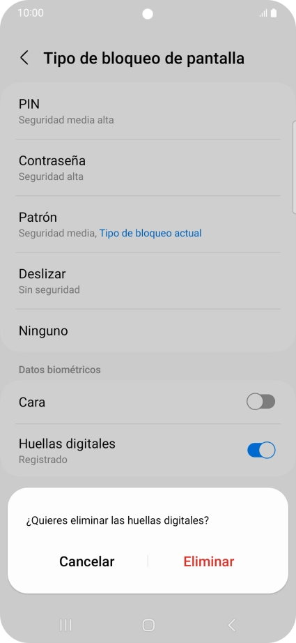 Pulsa Eliminar. Pulsa Eliminar.