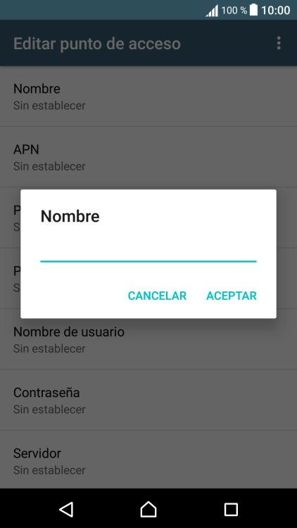 Introduce Vodafone Internet y pulsa ACEPTAR. Introduce Vodafone Internet y pulsa ACEPTAR.