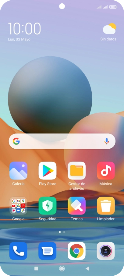 Pulsa el icono de teléfono.