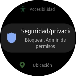 Pulsa Seguridad/privacidad. Pulsa Seguridad/privacidad.