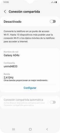 Pulsa Configurar.