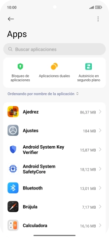 Pulsa la app deseada. Pulsa la app deseada.