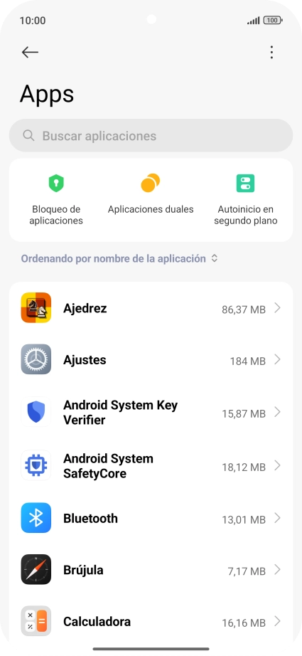 Pulsa la app deseada. Pulsa la app deseada.