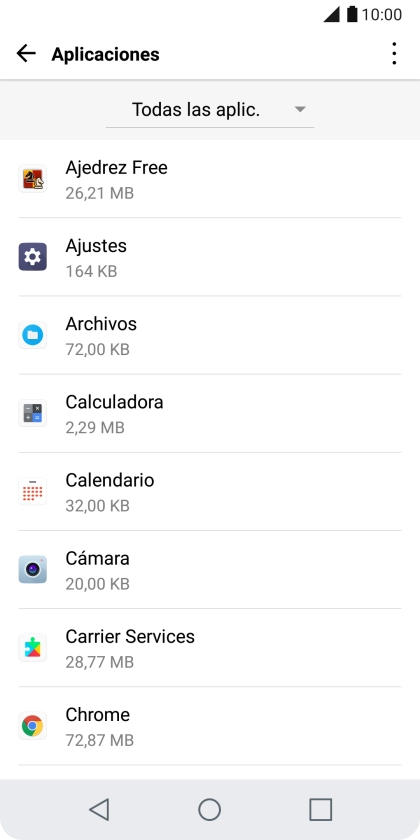 Pulsa la app deseada. Pulsa la app deseada.