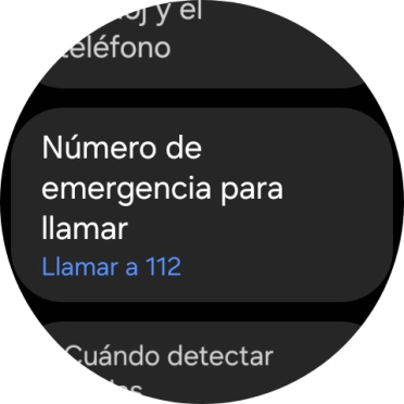 Pulsa Número de emergencia para llamar. Pulsa Número de emergencia para llamar.
