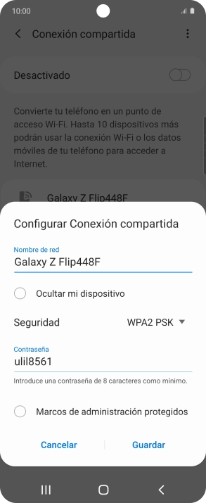 Pulsa en el campo bajo 