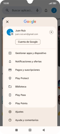 Pulsa Gestionar apps y dispositivo.