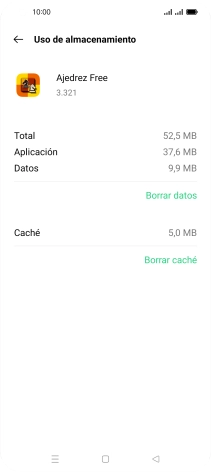 Pulsa Borrar caché. Pulsa Borrar caché.