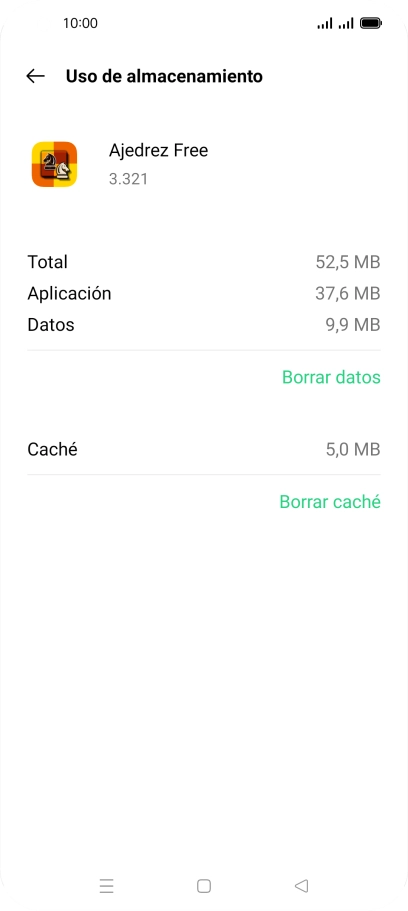 Pulsa Borrar caché. Pulsa Borrar caché.