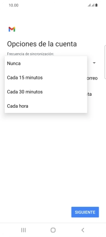 Pulsa el ajuste deseado. Pulsa el ajuste deseado.