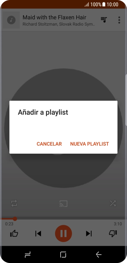 Pulsa NUEVA PLAYLIST. Pulsa NUEVA PLAYLIST.