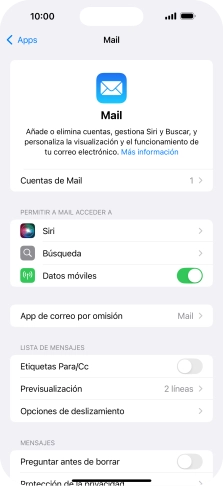 Pulsa Cuentas de Mail. Pulsa Cuentas de Mail.