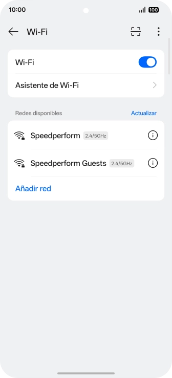 Pulsa la red wifi deseada. Pulsa la red wifi deseada.