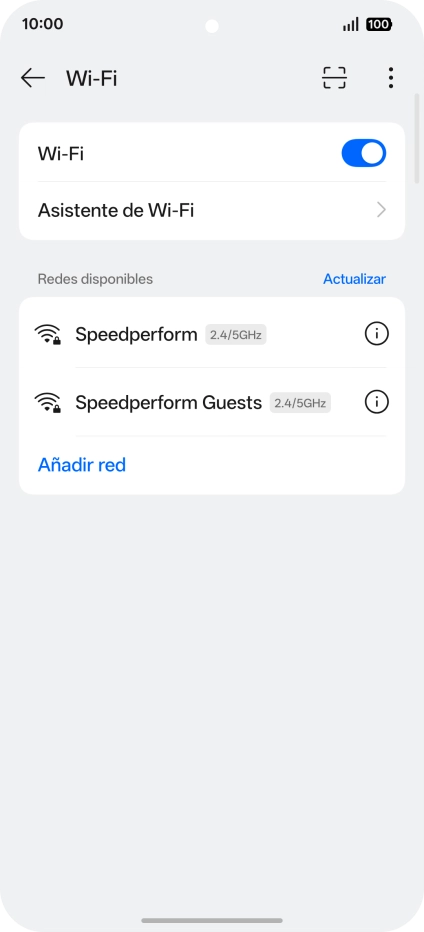 Pulsa la red wifi deseada. Pulsa la red wifi deseada.