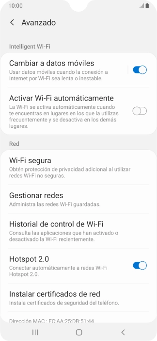 Pulsa el indicador junto a Pulsa el indicador junto a