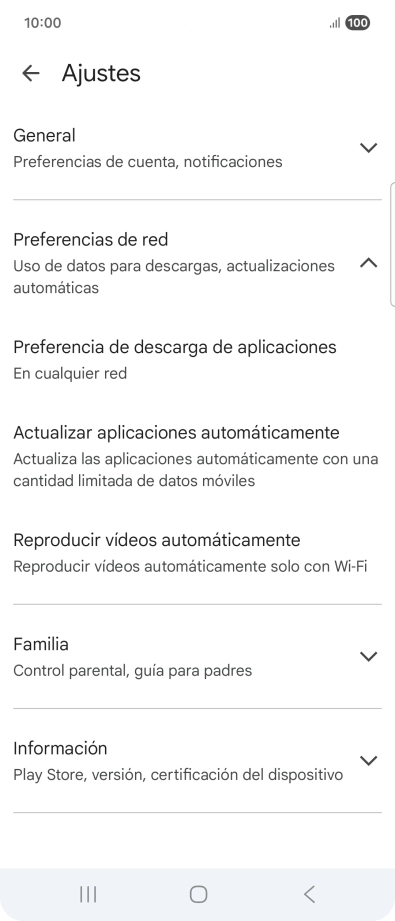 Pulsa Actualizar aplicaciones automáticamente. Pulsa Actualizar aplicaciones automáticamente.