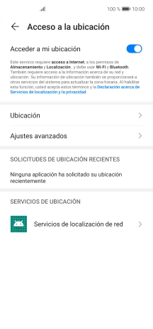 Pulsa Ubicación. Pulsa Ubicación.