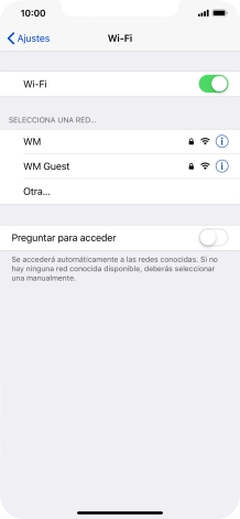 Pulsa la red wifi deseada e introduce la contraseña de esta red. Pulsa la red wifi deseada e introduce la contraseña de esta red.