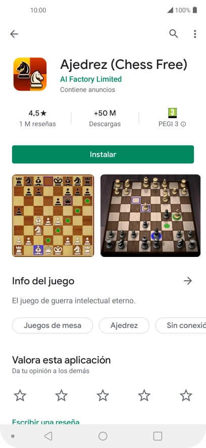 Pulsa Instalar y sigue las indicaciones de la pantalla para instalar la app. Pulsa Instalar y sigue las indicaciones de la pantalla para instalar la app.