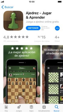Pulsa OBTENER y sigue las indicaciones de la pantalla para instalar la app. Pulsa OBTENER y sigue las indicaciones de la pantalla para instalar la app.
