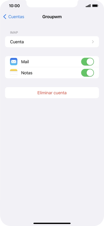 Pulsa Cuenta.