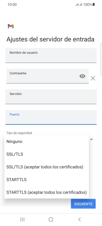 Pulsa Ninguno.