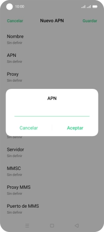 Introduce airtelwap.es y pulsa Aceptar. Introduce airtelwap.es y pulsa Aceptar.