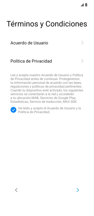 Pulsa la flecha hacia la derecha. Pulsa la flecha hacia la derecha.
