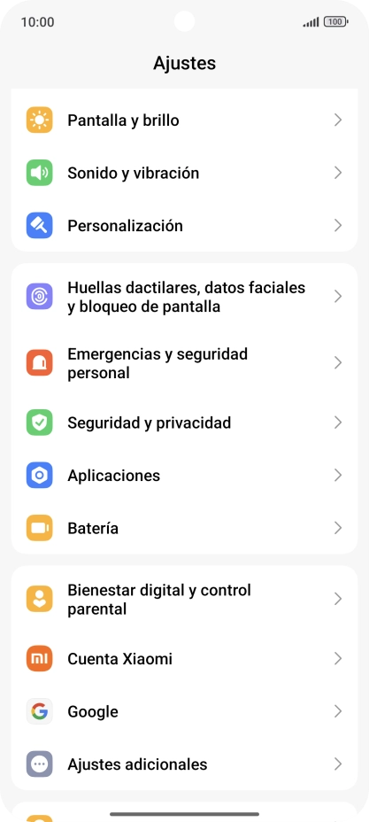 Pulsa Sonido y vibración. Pulsa Sonido y vibración.