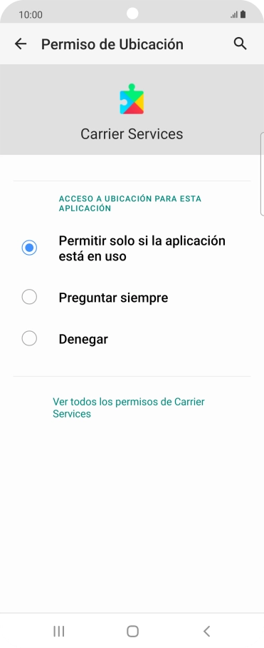 Pulsa el ajuste deseado. Pulsa el ajuste deseado.