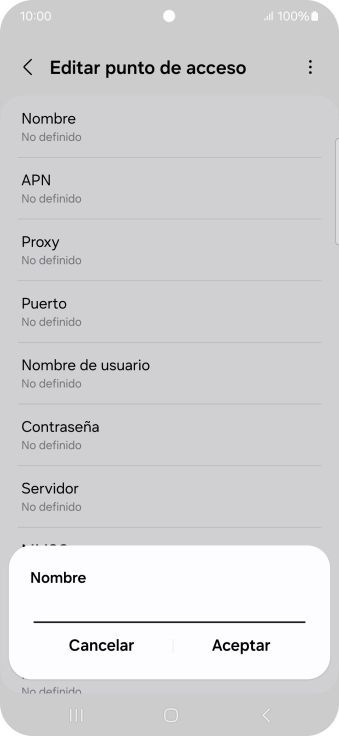 Introduce Vodafone Internet y pulsa Aceptar. Introduce Vodafone Internet y pulsa Aceptar.