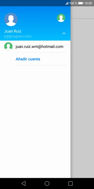 Pulsa la cuenta deseada. Pulsa la cuenta deseada.