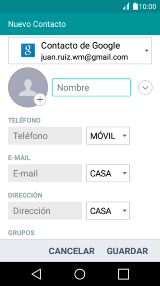 Pulsa la lista desplegable de la guía. Pulsa la lista desplegable de la guía.
