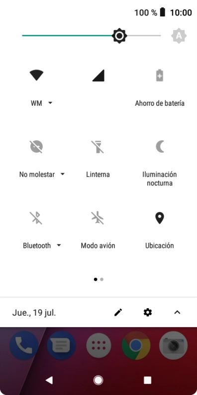 Pulsa Modo avión para activar o desactivar la función. Pulsa Modo avión para activar o desactivar la función.