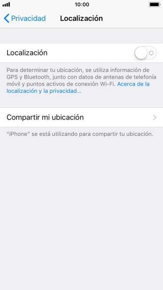 Pulsa el indicador junto a 