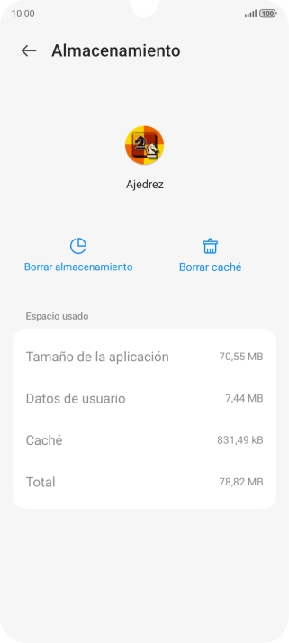 Pulsa Borrar caché. Pulsa Borrar caché.
