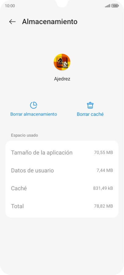 Pulsa Borrar caché. Pulsa Borrar caché.