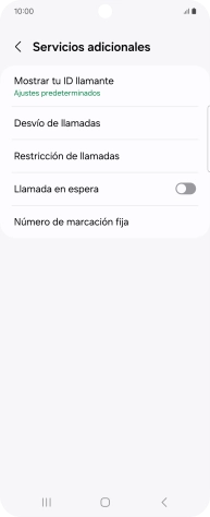 Pulsa Número de marcación fija.