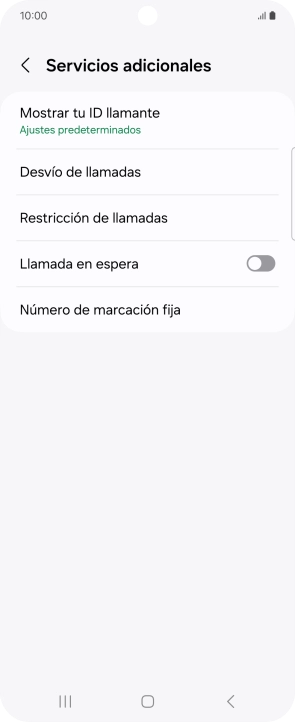 Pulsa Número de marcación fija.