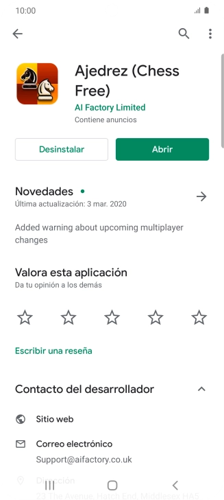 Pulsa Desinstalar. Pulsa Desinstalar.