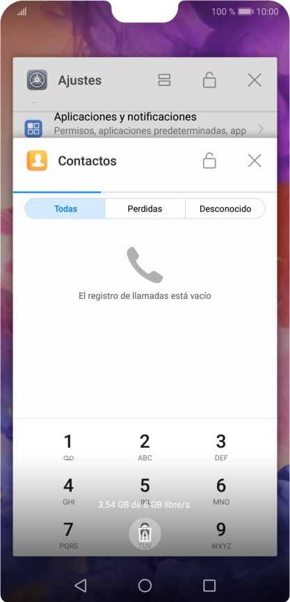 Para cerrar una sola aplicación en ejecución, desliza el dedo hacia la derecha sobre la aplicación deseada. Para cerrar una sola aplicación en ejecución, desliza el dedo hacia la derecha sobre la aplicación deseada.