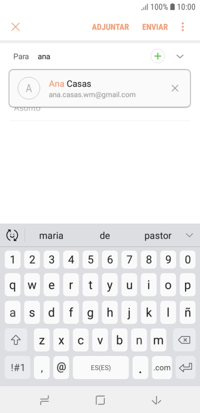 Pulsa el contacto deseado. Pulsa el contacto deseado.