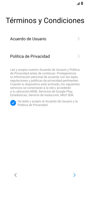 Pulsa la flecha hacia la derecha. Pulsa la flecha hacia la derecha.